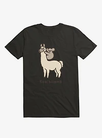Koalallama Koala And Llama Black T-Shirt