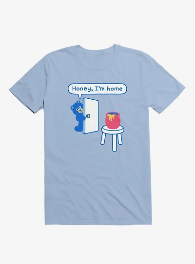 Honey Bear Light Blue T-Shirt
