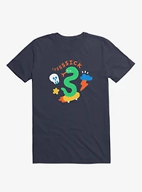 Skate Snake Navy Blue T-Shirt