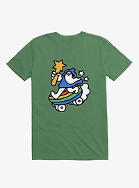 The Raddest Wizard Of All Time Kelly Green T-Shirt