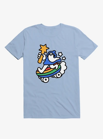The Raddest Wizard Of All Time Light Blue T-Shirt