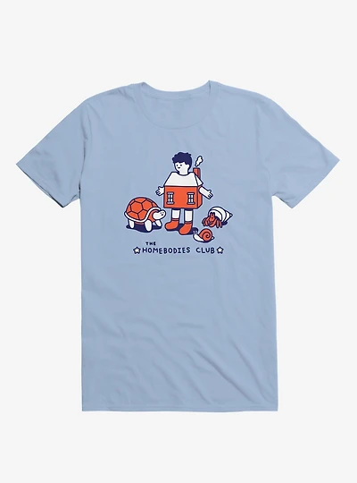 The Homebodies Club Light Blue T-Shirt