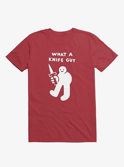 What A Knife Guy Red T-Shirt