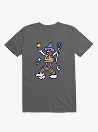 Wizard Pizza Asphalt Grey T-Shirt