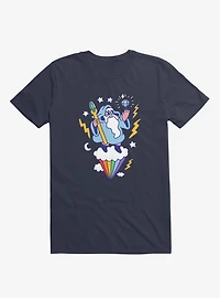 Wizard The Sky Navy Blue T-Shirt