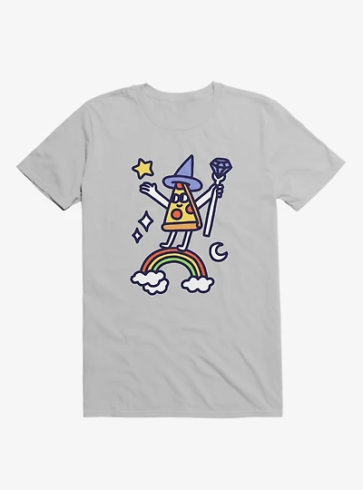 Wizard Pizza Silver T-Shirt