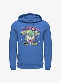 Star Wars The Mandalorian Child Stronger Than You Think Hoodie