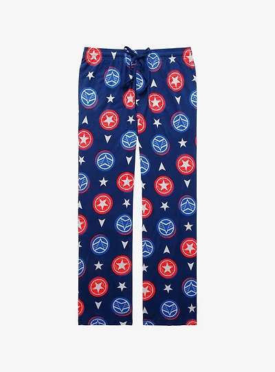 Marvel the Falcon and Winter Soldier Allover Print Sleep Pants
