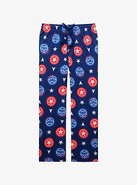 Marvel the Falcon and Winter Soldier Allover Print Sleep Pants