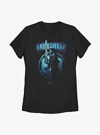 Star Wars The Mandalorian Held Aloft Womens T-Shirt