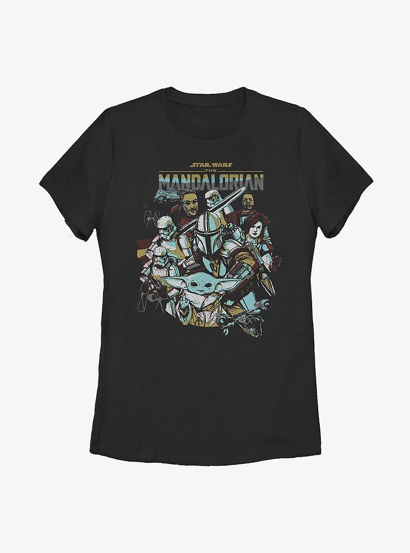 Star Wars The Mandalorian Works Womens T-Shirt