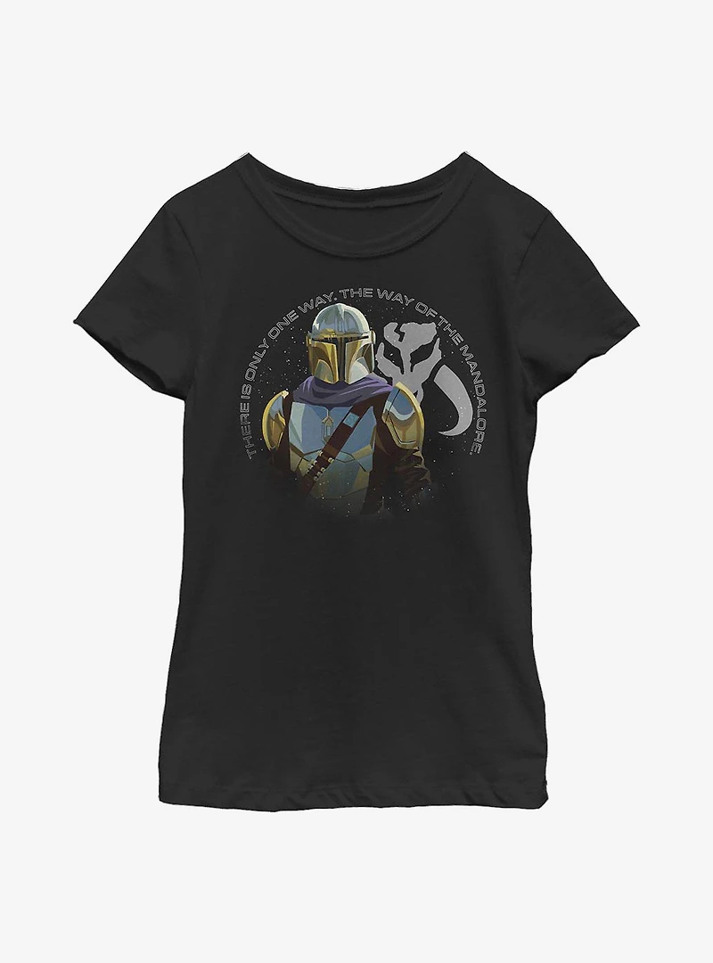 Star Wars The Mandalorian Mandalore Way Youth Girls T-Shirt