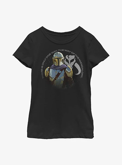 Star Wars The Mandalorian Mandalore Way Youth Girls T-Shirt