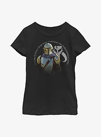 Star Wars The Mandalorian Mandalore Way Youth Girls T-Shirt