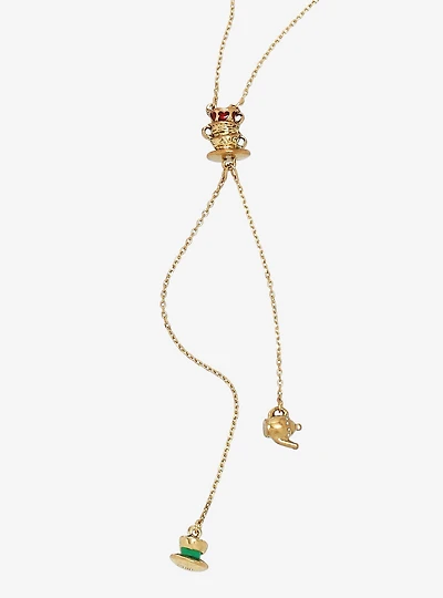Disney Alice in Wonderland Tea Party Drop Necklace