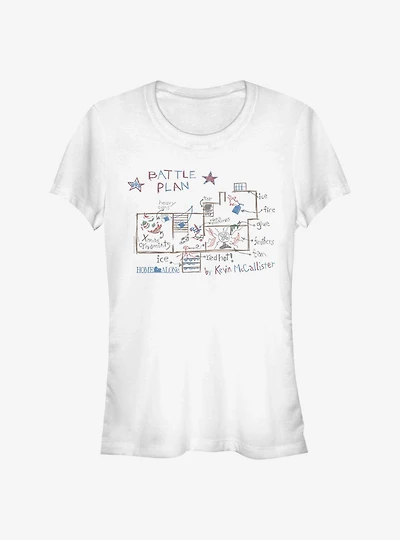 Home Alone Kevin's Plan Girls T-Shirt