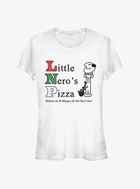 Home Alone Little Nero's Pizza Girls T-Shirt