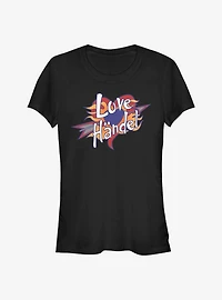 Disney Phineas And Ferb Love Handle Girls T-Shirt