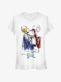 Disney Pixar Soul Sax Painting Girls T-Shirt