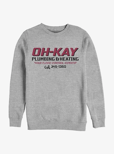 Home Alone Oh-Kay Plumbing Crew Sweatshirt