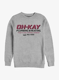Home Alone Oh-Kay Plumbing Crew Sweatshirt