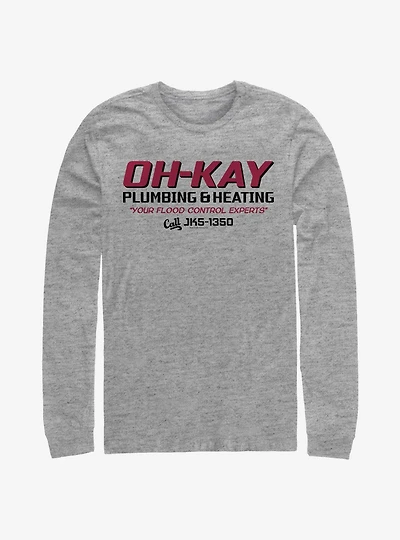 Home Alone Oh-Kay Plumbing Long-Sleeve T-Shirt