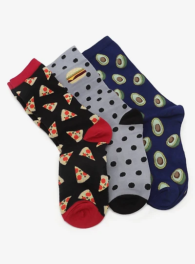 Foodie 3 Pack Socks Gift Set