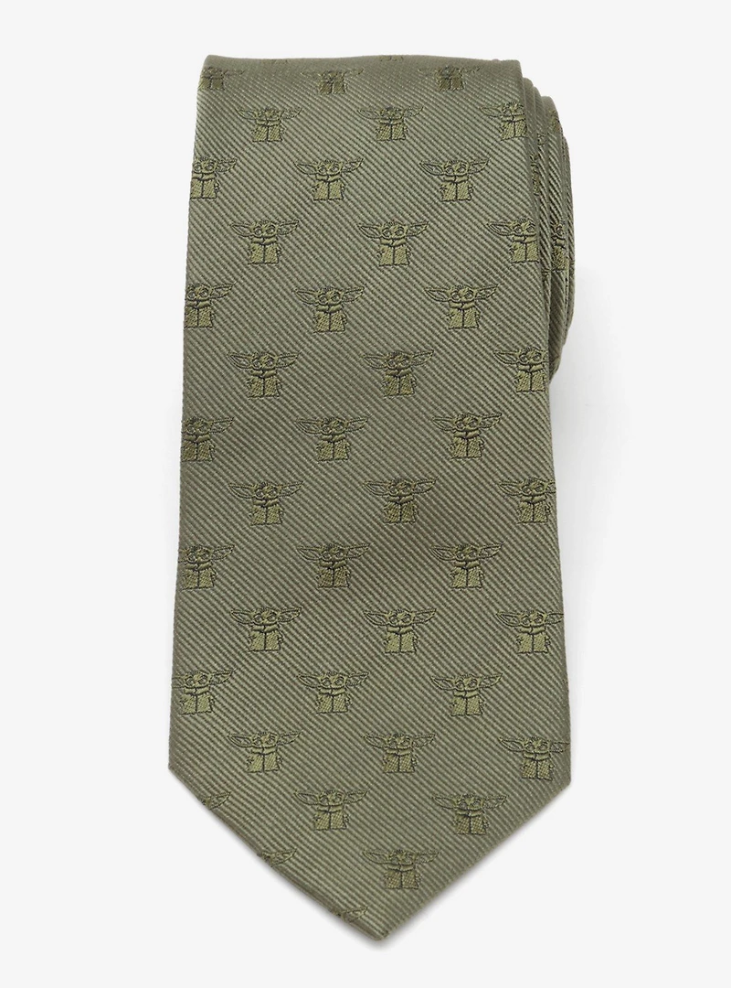 Star Wars Mandalorian The Child Sage Green Tie
