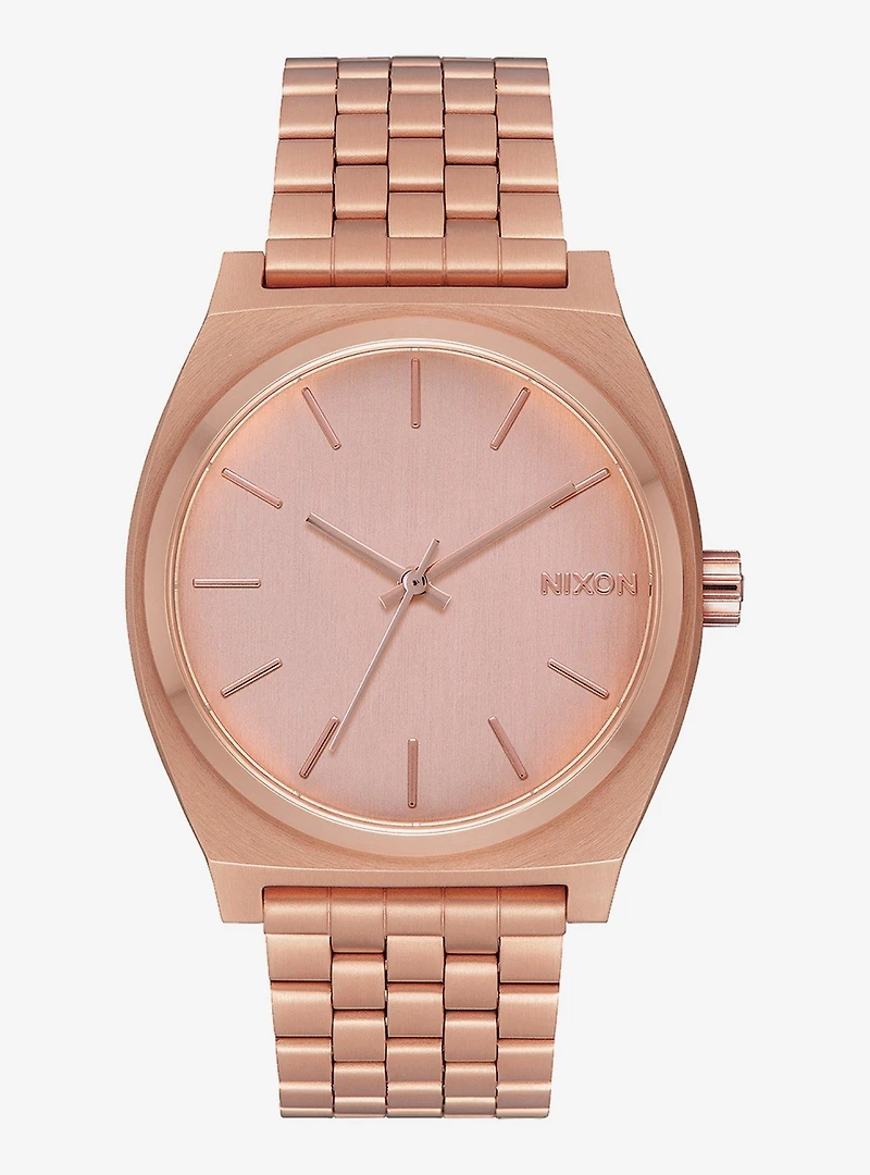 Nixon Time Teller All Rose Gold Watch