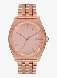Nixon Time Teller All Rose Gold Watch