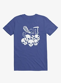 Cat Got Your Soul? Skulls Royal Blue T-Shirt