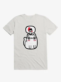 Dreaming Of Destruction Cat White T-Shirt