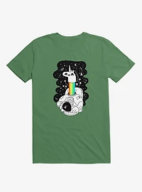 See You Space! Unicorn Astronaut Kelly Green T-Shirt
