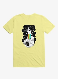 See You Space! Unicorn Astronaut Yellow T-Shirt
