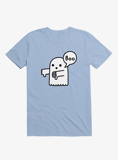 Ghost Of Disapproval Light Blue T-Shirt