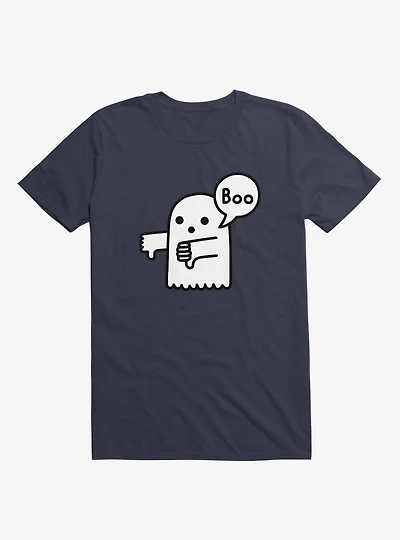 Ghost Of Disapproval Navy Blue T-Shirt