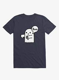 Ghost Of Disapproval Navy Blue T-Shirt