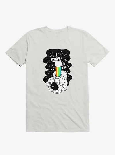 See You Space! Unicorn Astronaut White T-Shirt