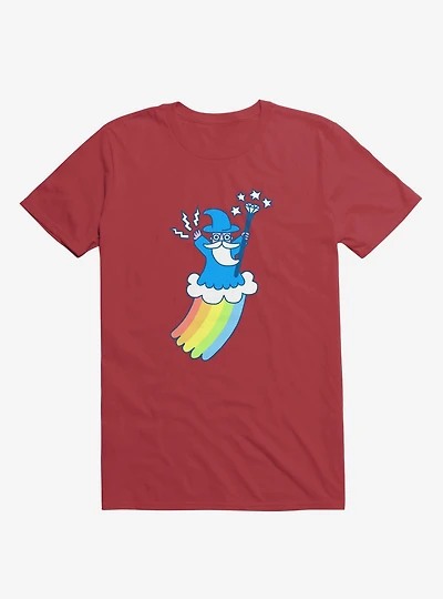 Rainbow Wizard Red T-Shirt