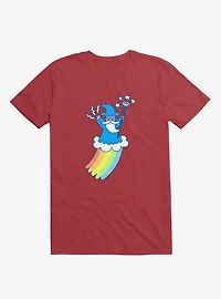 Rainbow Wizard Red T-Shirt