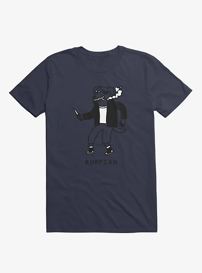 Ruffian Dog Navy Blue T-Shirt