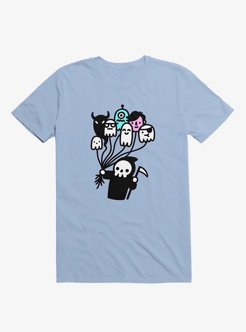 Soul Collector Doodle Light Blue T-Shirt