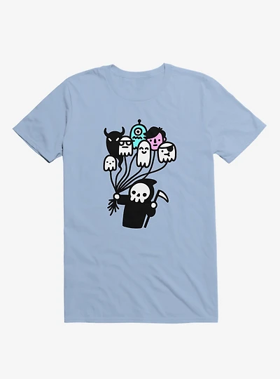 Soul Collector Doodle Light Blue T-Shirt