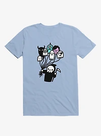 Soul Collector Doodle Light Blue T-Shirt