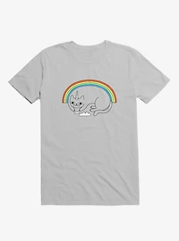 Unicat Unicorn Cat Silver T-Shirt