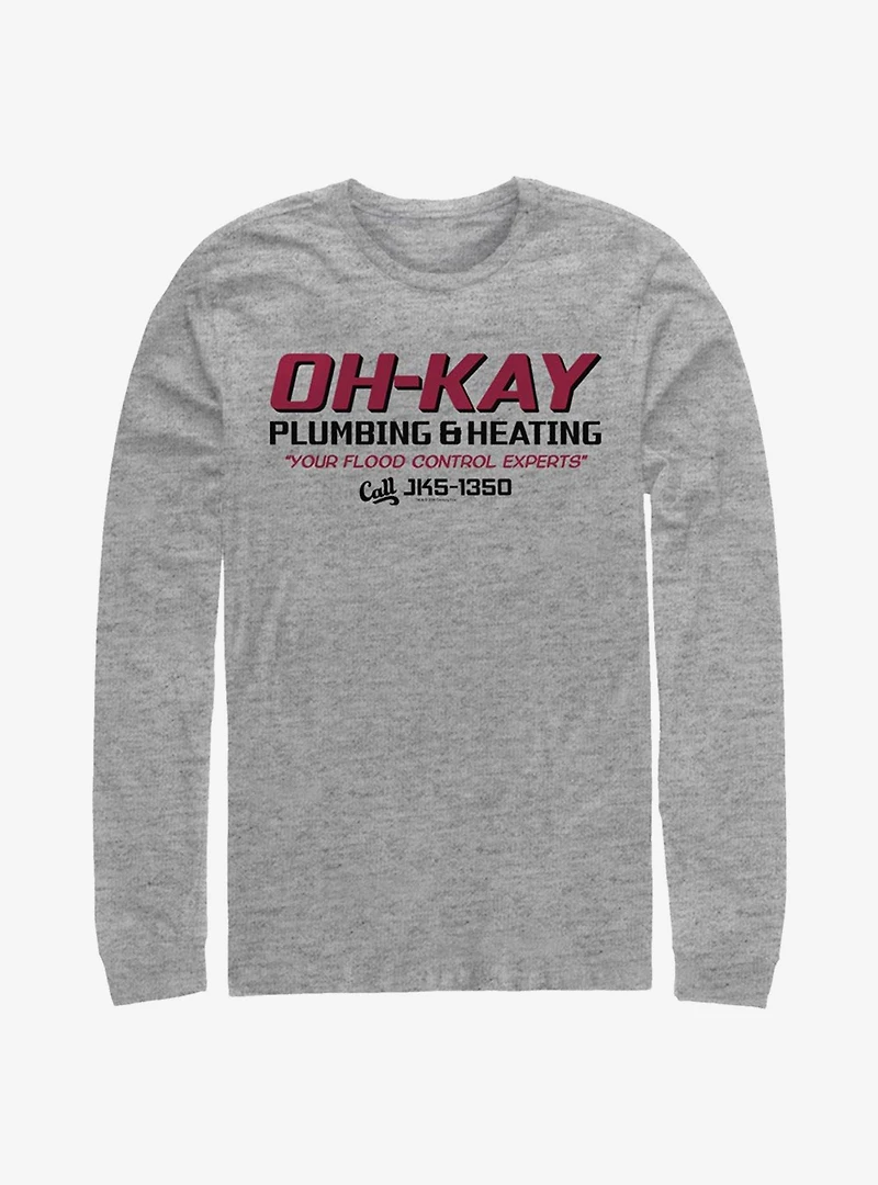 Home Alone Oh-Kay Plumbing Long-Sleeve T-Shirt