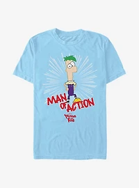 Disney Phineas And Ferb Man Of Action T-Shirt