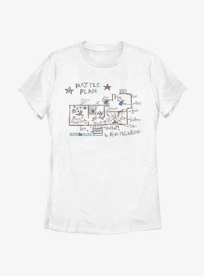 Home Alone Kevin's Plan Womens T-Shirt
