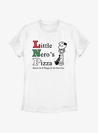 Home Alone Little Nero's Pizza Womens T-Shirt