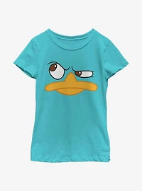 Disney Phineas And Ferb Perry Face Youth Girls T-Shirt